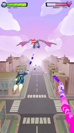 Play Super Hero vs Kaiju as an online game Super Hero vs Kaiju with UptoPlay