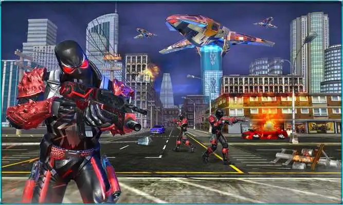 Play Superhero Vs Robot Alien Hunt Squad: Shooting Game Play Superhero Vs Robot Alien Hunt Squad: Shooting Game