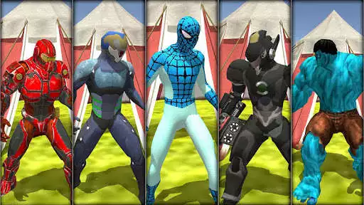 Play super hero water slide uphill rush
