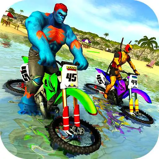Free play online Superhero Water Surfer Bike Racing: Beach Racer APK Free play online Superhero Water Surfer Bike Racing: Beach Racer APK