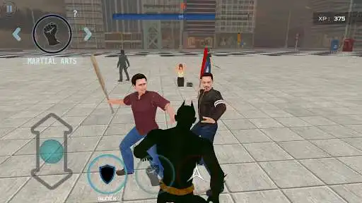 Play Superhero X RPG Fighting Game as an online game Superhero X RPG Fighting Game with UptoPlay