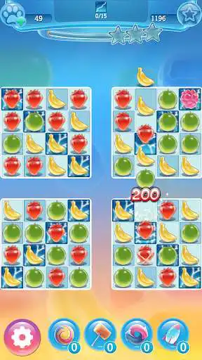 Play Super Icy Fruits Blast - Match 3 Puzzle Game as an online game Super Icy Fruits Blast - Match 3 Puzzle Game with UptoPlay