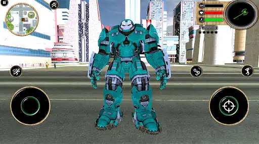 Play Super Iron Hero Robot Fight as an online game Super Iron Hero Robot Fight with UptoPlay