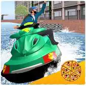 Free play online Super Jet Ski Water Racing Pizza Delivery APK