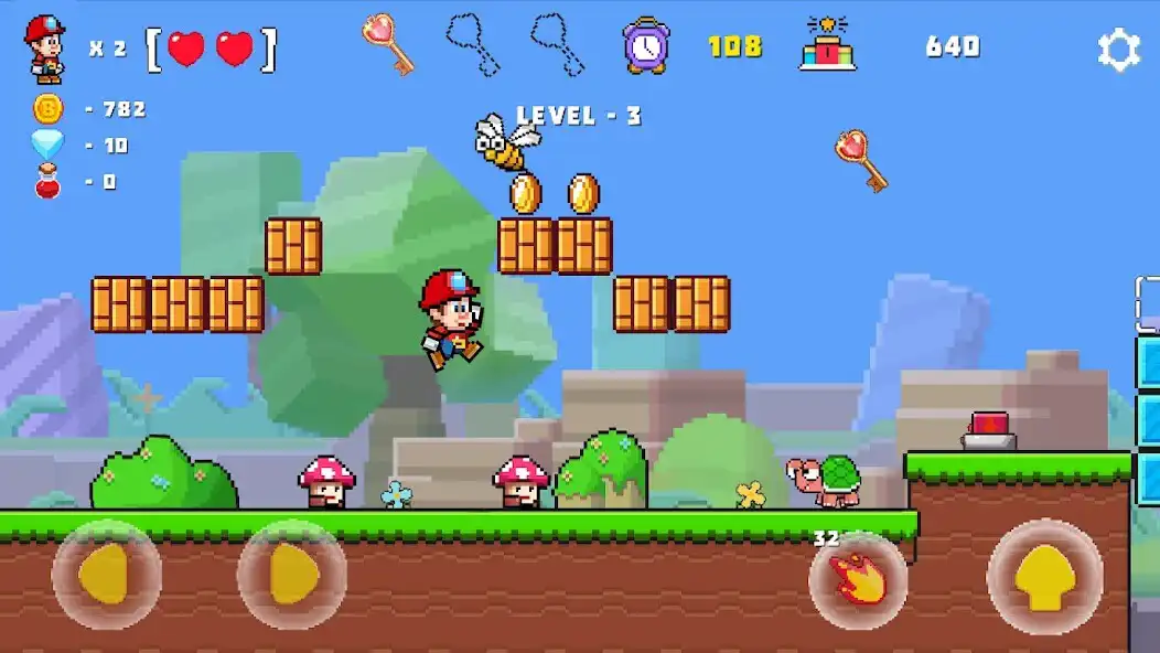 Play Super Jump Bros 1985 : Classic  and enjoy Super Jump Bros 1985 : Classic with UptoPlay