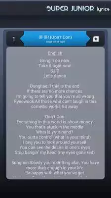 Play Super Junior Lyrics Play Super Junior Lyrics