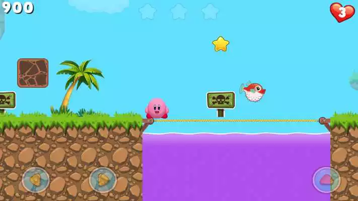 Play Super kirby adventure 5 stars