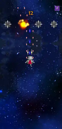 Play Super Kitty Space Shooter  and enjoy Super Kitty Space Shooter with UptoPlay
