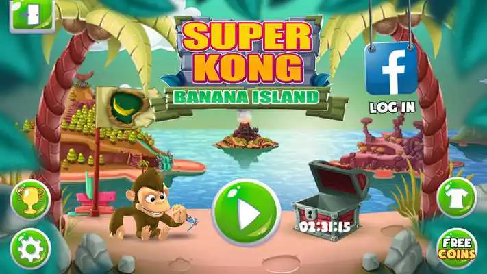Play Super Kong Banana island