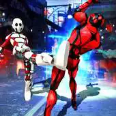 Free play online Super kungfu vs Super Robot hero Fighting Game APK