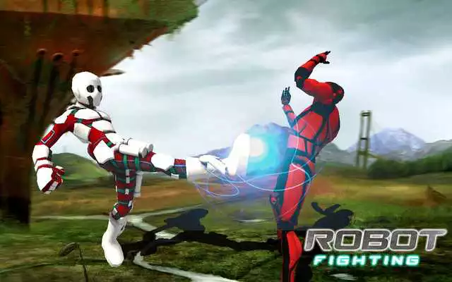Play Super kungfu vs Super Robot hero Fighting Game