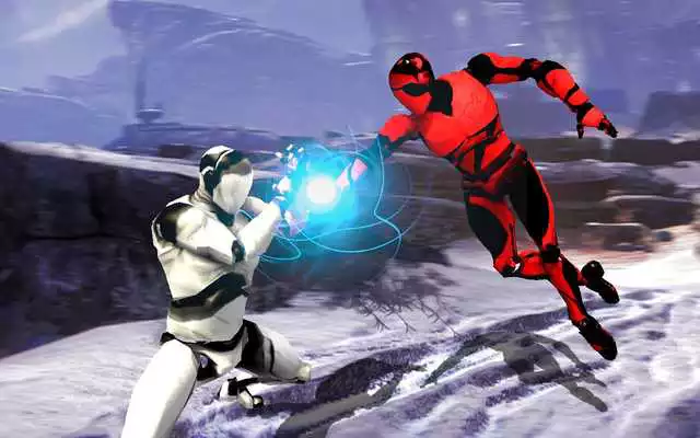 Play Super kungfu vs Super Robot hero Fighting Game