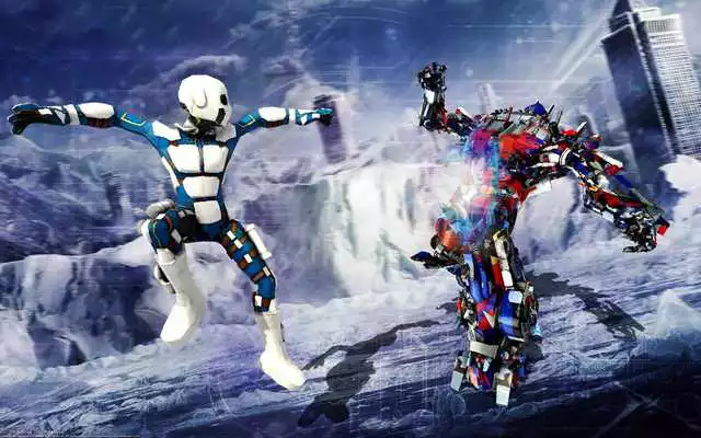 Play Super kungfu vs Super Robot hero Fighting Game