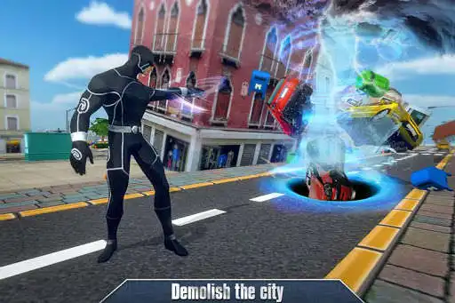 Play Super Light Hero Rescue Mission: Speed Hero Battle as an online game Super Light Hero Rescue Mission: Speed Hero Battle with UptoPlay