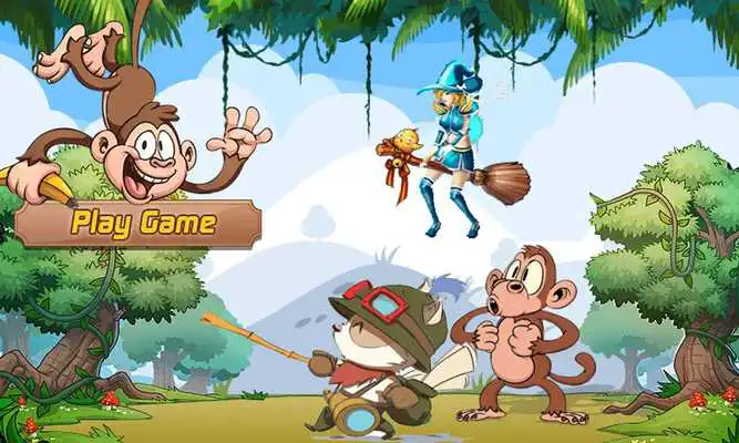 Play Super Lol World: Run In Jungle