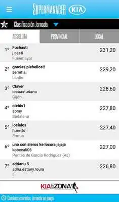 Play SuperManager KIA