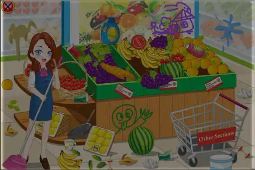 Play Supermarket Cleaning Game - games for girls