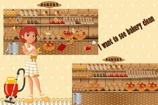 Play Supermarket Clean up