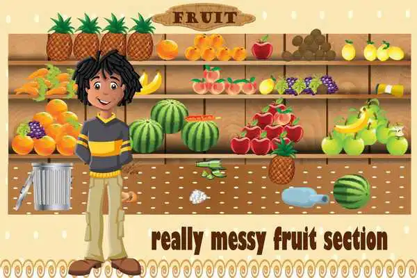 Play Supermarket Clean up