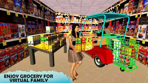 Play Supermarket Easy Shopping Cart Driving Games