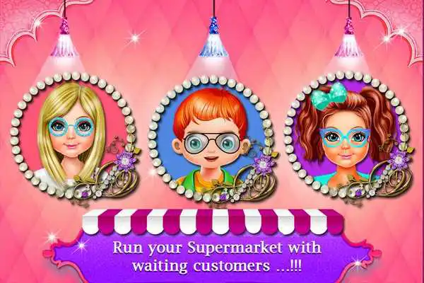 Play Supermarket Grocery Shopping Day Checkout Manners