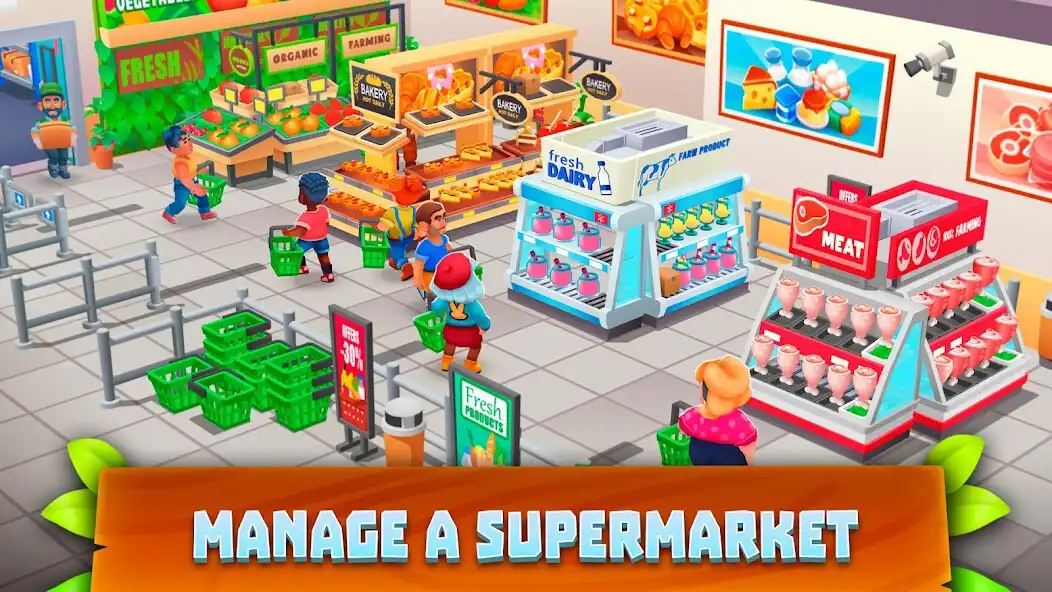 Play Supermarket Village—Farm Town  and enjoy Supermarket Village—Farm Town with UptoPlay