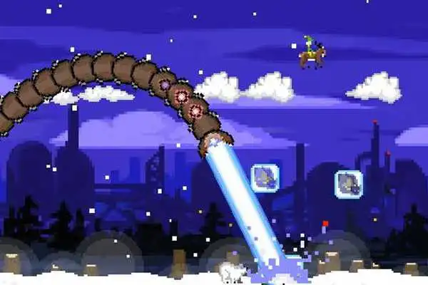 Play Super Mega Worm Vs Santa 2