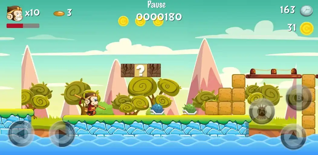 Play Super Monkey Adventure King as an online game Super Monkey Adventure King with UptoPlay