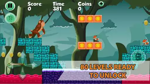 Play APK Super Monkey Hero World - Adventure of Jungle  and enjoy Super Monkey Hero World - Adventure of Jungle with UptoPlay com.nekatstudios.supermonkeyjumpjungleadventure