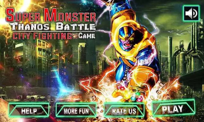 Play Super Monster Thanos Battle - City Fighting Game