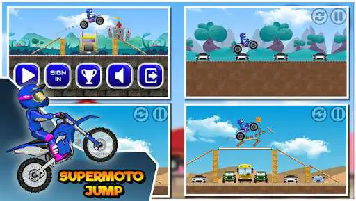 Play Supermoto Jump  and enjoy Supermoto Jump with UptoPlay