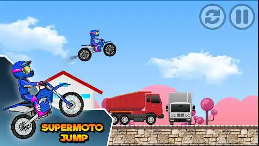 Play Supermoto Jump as an online game Supermoto Jump with UptoPlay