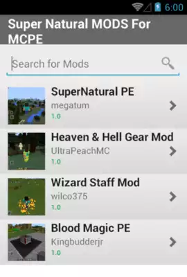 Play Super Natural MODS For MCPE Play Super Natural MODS For MCPE