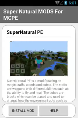 Play Super Natural MODS For MCPE Play Super Natural MODS For MCPE