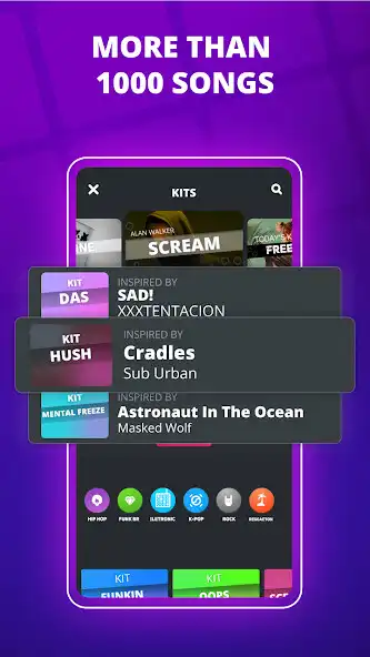 Play SUPER PADS DJ - Drum Launchpad as an online game SUPER PADS DJ - Drum Launchpad with UptoPlay
