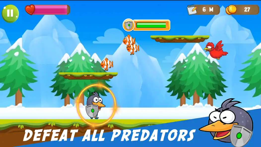 Play Super Penguins Jump as an online game Super Penguins Jump with UptoPlay