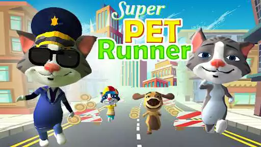 Play Super pet Runner:free game Endless Runner  and enjoy Super pet Runner:free game Endless Runner with UptoPlay
