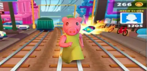 Play Super Piggy Run as an online game Super Piggy Run with UptoPlay