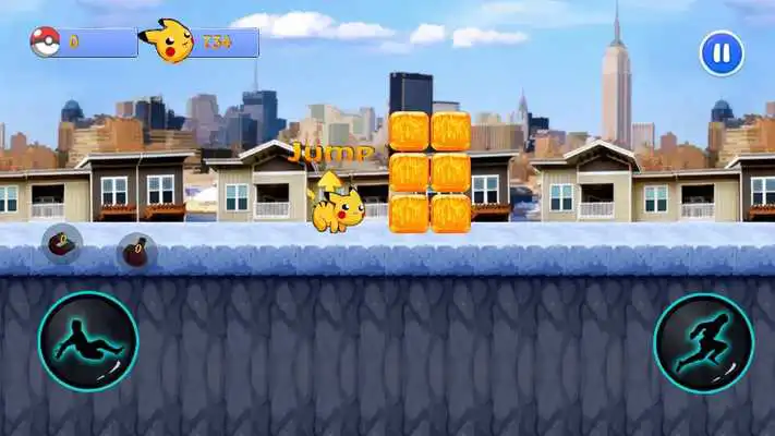Play Super Pikachu Jump Run