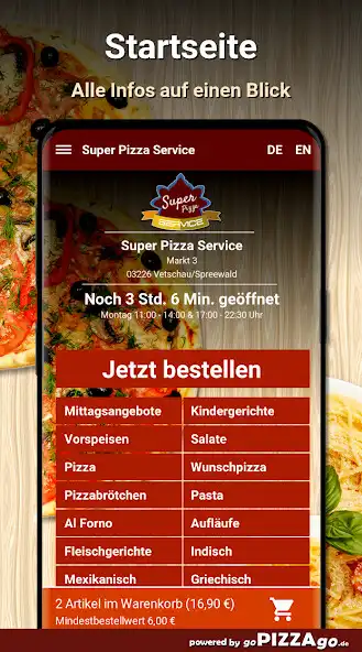 Play Super Pizza Service Vetschau/S as an online game Super Pizza Service Vetschau/S with UptoPlay
