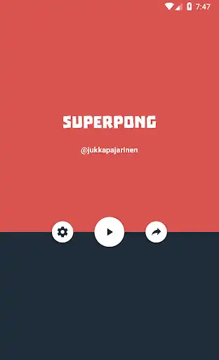 Play Super Pong  and enjoy Super Pong with UptoPlay