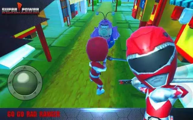 Play Super Power Red Ranger Battle Adventures World