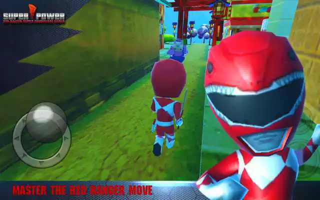 Play Super Power Red Ranger Battle Adventures World