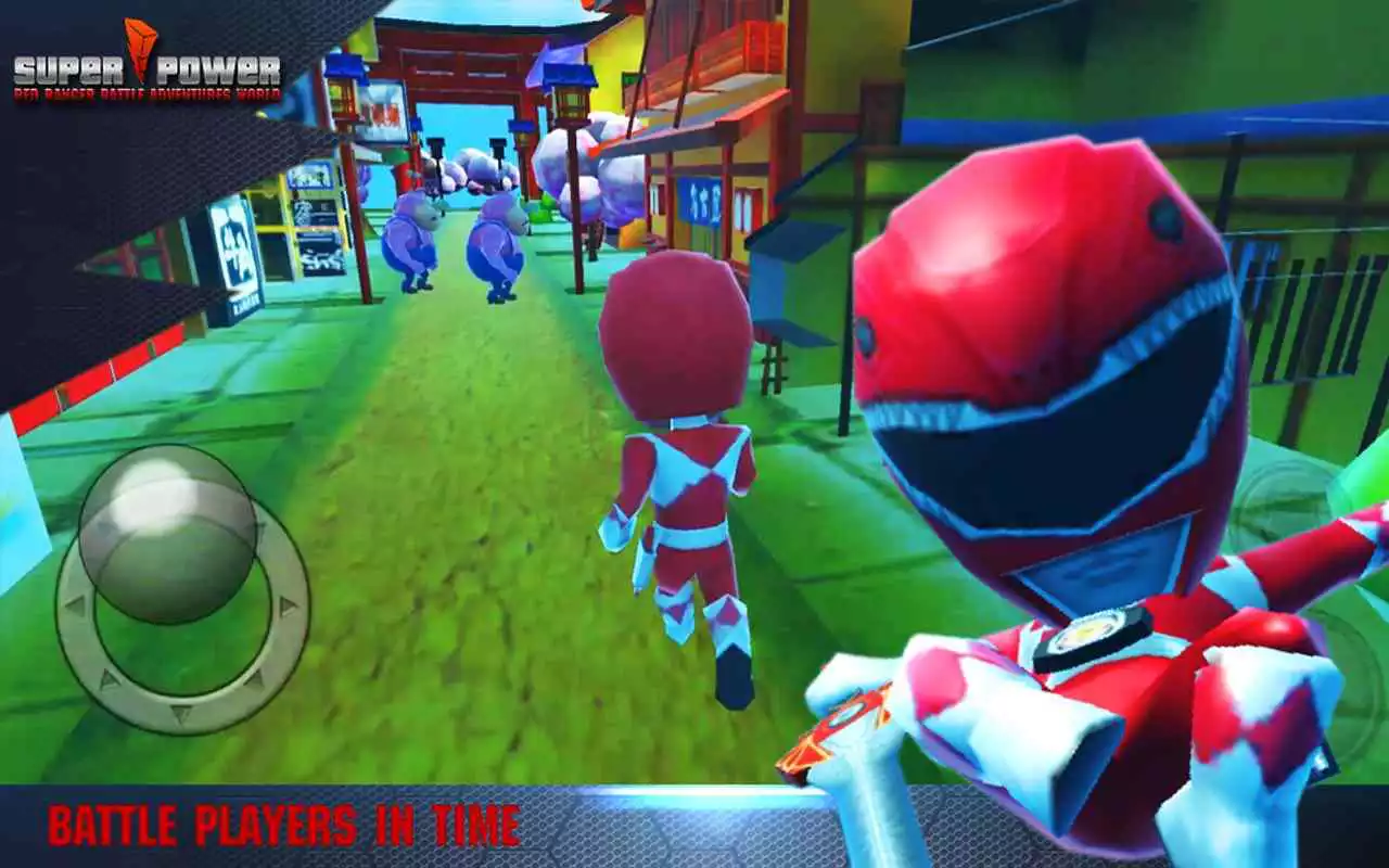 Play Super Power Red Ranger Battle Adventures World