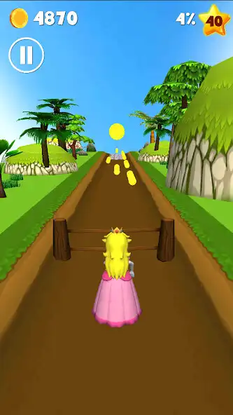Play Super Princess Runner Game as an online game Super Princess Runner Game with UptoPlay