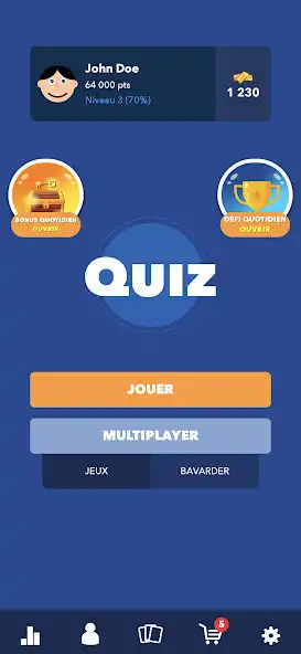 Play Super Quiz - Culture Générale  and enjoy Super Quiz - Culture Générale with UptoPlay