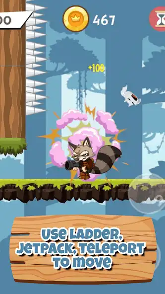 Play Super Raccoon Hero as an online game Super Raccoon Hero with UptoPlay