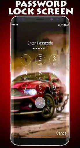 Play Super Racer Car Lock Screen Wallpaper as an online game Super Racer Car Lock Screen Wallpaper with UptoPlay
