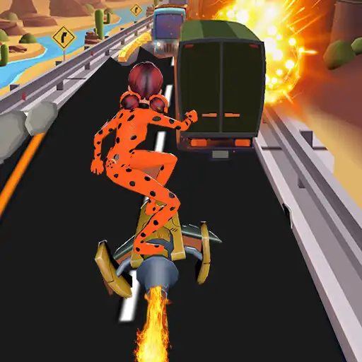 Play Super Rena Rouge  Hero Surfs APK