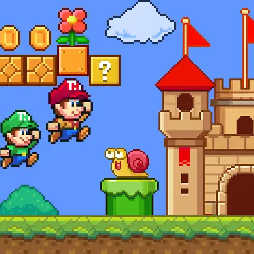Play Super Robby Bros : Jump 1985 APK Play Super Robby Bros : Jump 1985 APK